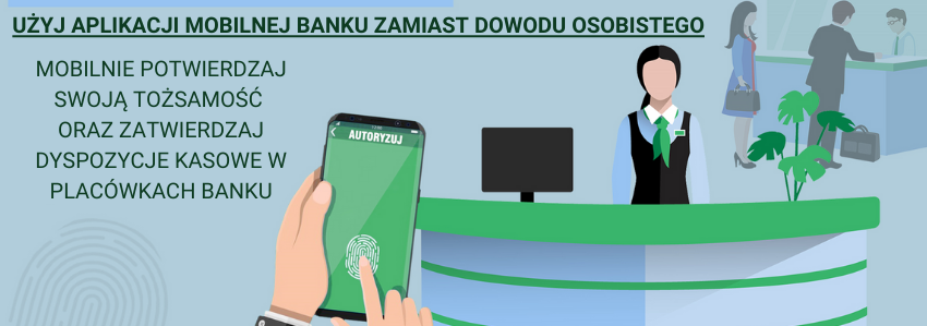 baner promocyjny &quot;Użyj aplikacji mobilnej zamiast dowodu osobistego&quot;