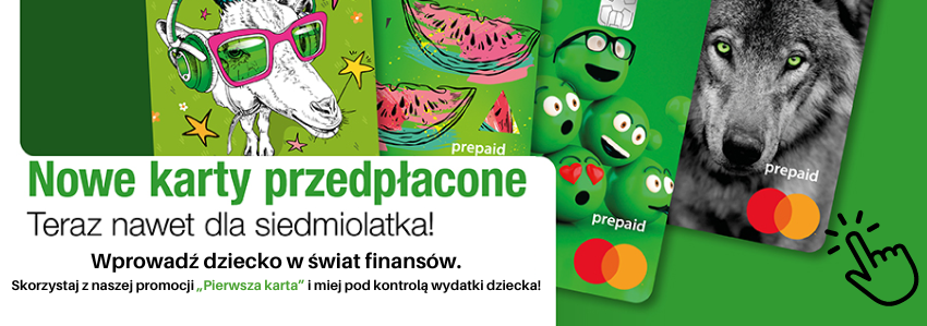 baner promocyjny &quot;Nowe karty przedpłacone&quot;