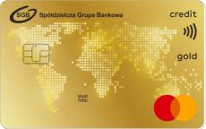 Wizerunek złotej kart kredytowej master Card
