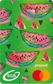 Wizerunek karty przedpłaconej Master Card z arbuzami